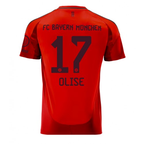 Pánský Fotbalový dres Bayern Munich Michael Olise #17 2024-25 Domácí Krátký Rukáv